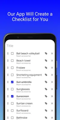 Baggage Packing Checklist android App screenshot 4